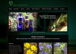 Web Design and Online Stores for Aromatherapists and Essential Oil Distillers